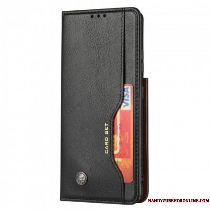 Flip Cover Samsung Galaxy S21 Ultra 5G Simili Cuir Porte-Cartes