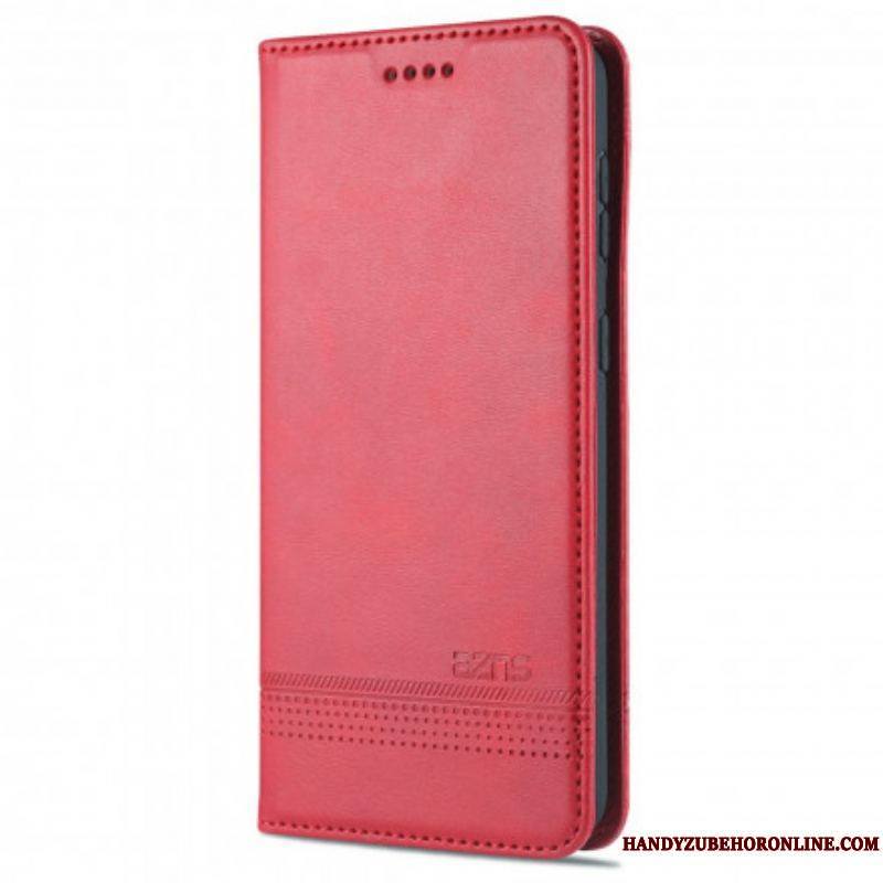 Flip Cover Samsung Galaxy S21 Ultra 5G Style Cuir AZNS