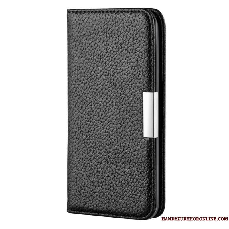 Flip Cover Samsung Galaxy S22 5G Simili Cuir Litchi Ultra Chic