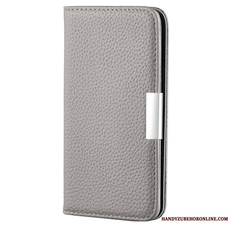 Flip Cover Samsung Galaxy S22 5G Simili Cuir Litchi Ultra Chic