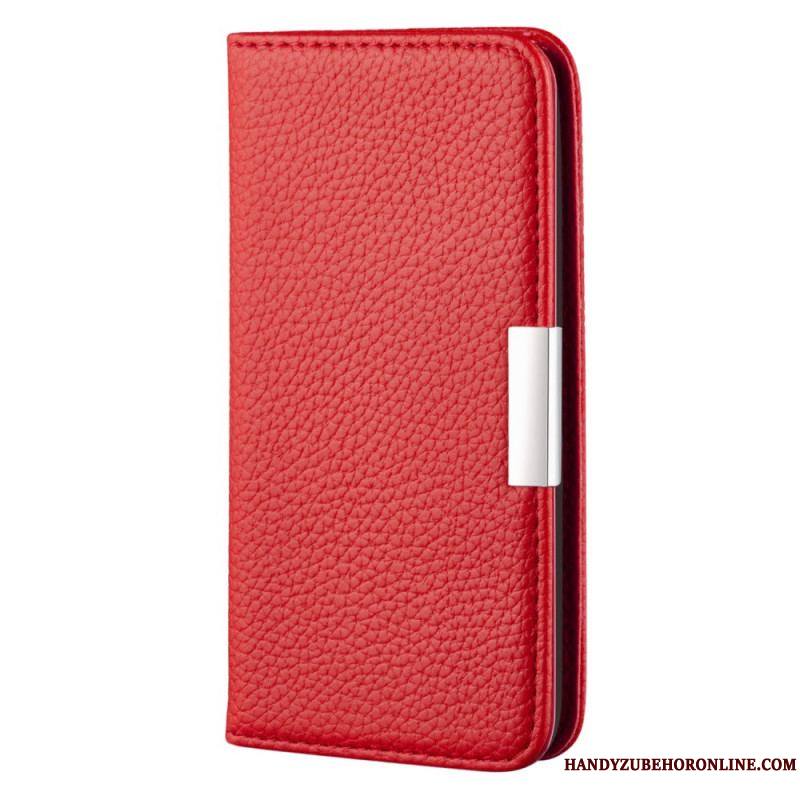 Flip Cover Samsung Galaxy S22 5G Simili Cuir Litchi Ultra Chic