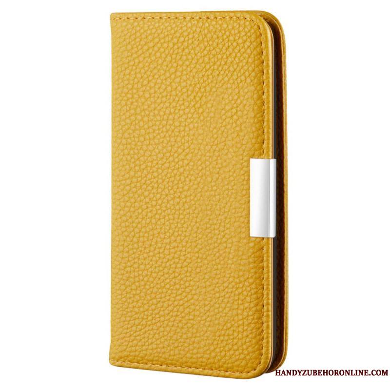 Flip Cover Samsung Galaxy S22 5G Simili Cuir Litchi Ultra Chic