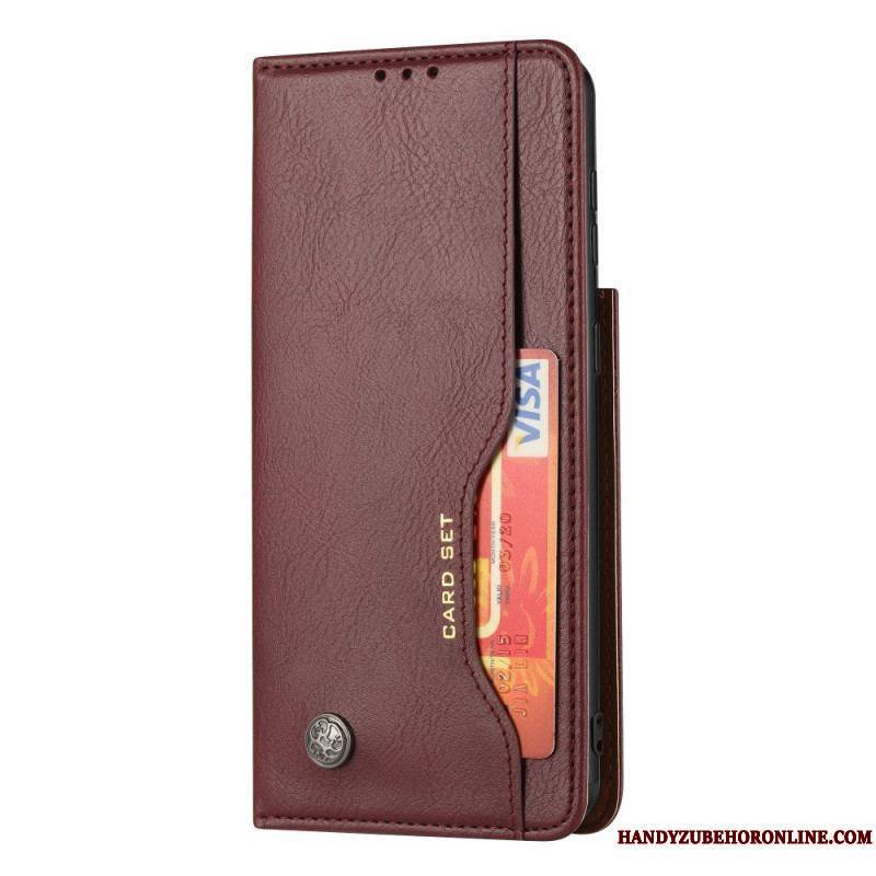 Flip Cover Samsung Galaxy S22 5G Simili Cuir Porte-Cartes