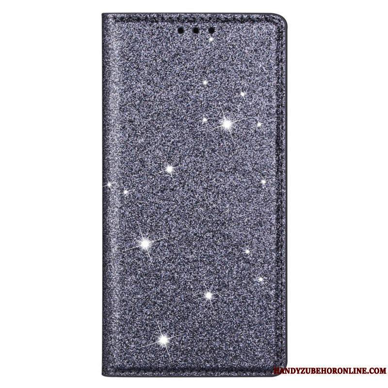 Flip Cover Samsung Galaxy S22 5G Style Paillettes