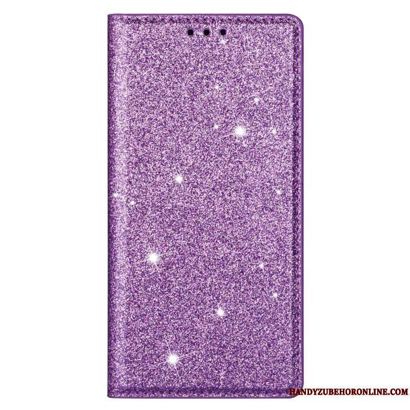 Flip Cover Samsung Galaxy S22 5G Style Paillettes