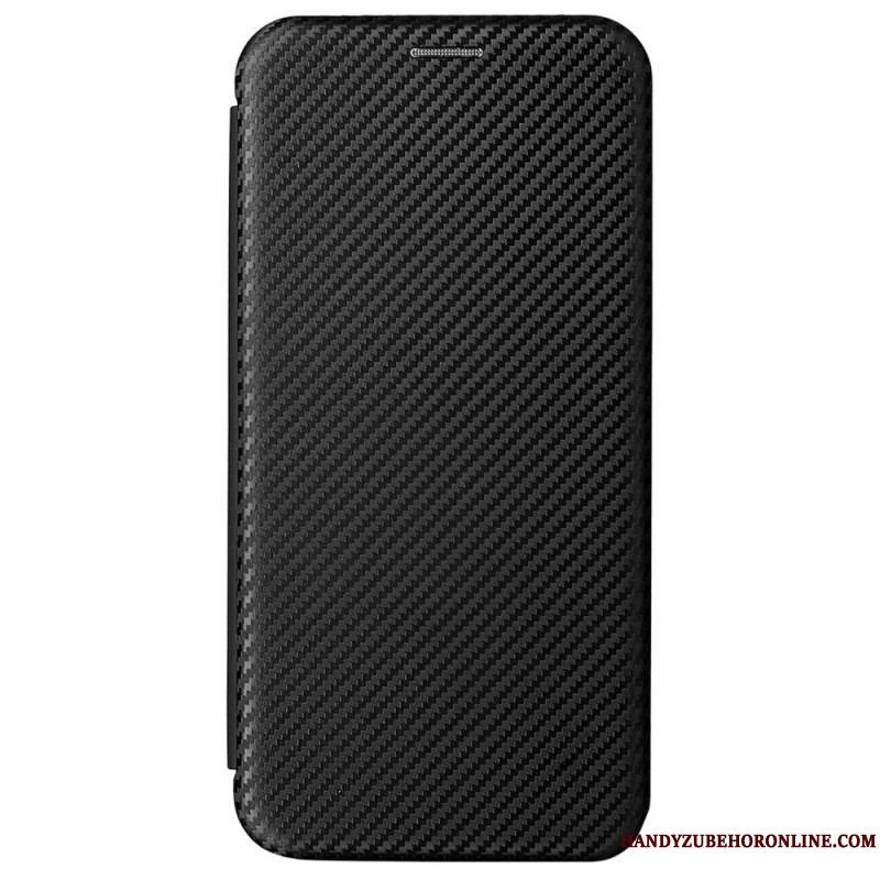 Flip Cover Samsung Galaxy S22 Plus 5G Fibre Carbone