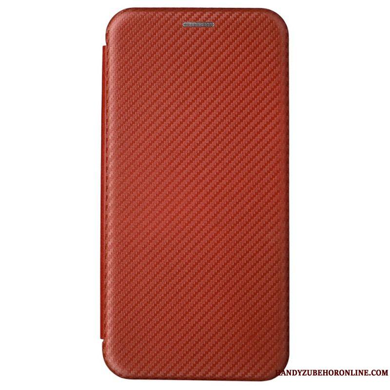 Flip Cover Samsung Galaxy S22 Plus 5G Fibre Carbone