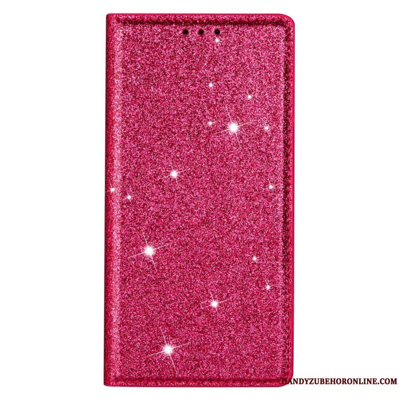 Flip Cover Samsung Galaxy S22 Ultra 5G Style Paillettes