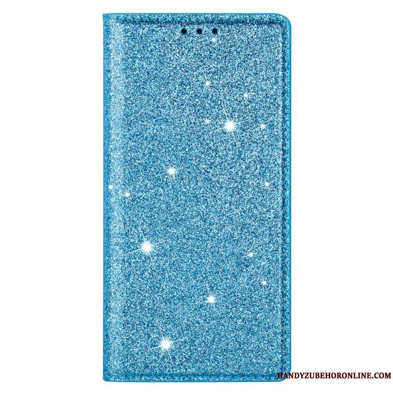 Flip Cover Samsung Galaxy S22 Ultra 5G Style Paillettes
