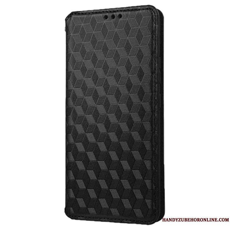 Flip Cover Samsung Galaxy S23 5G Motif 3D