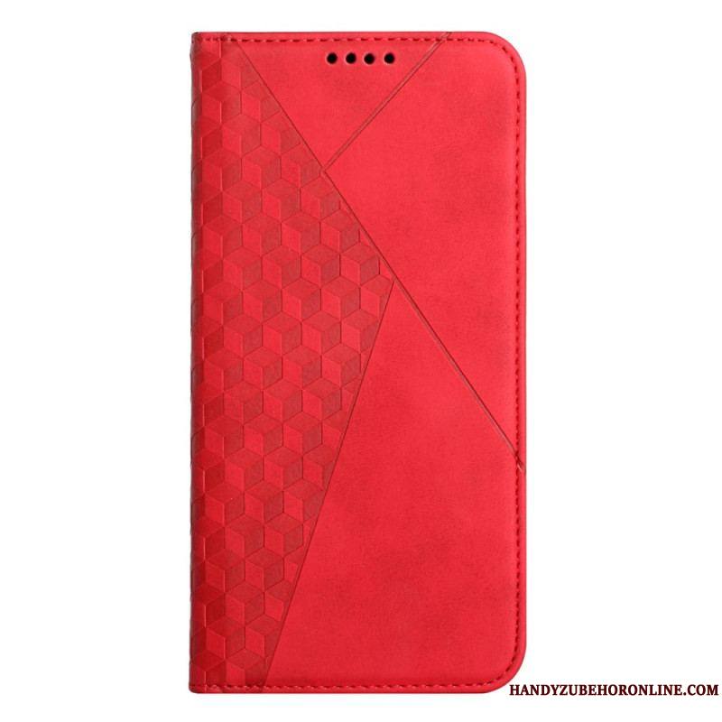 Flip Cover Samsung Galaxy S23 5G Style Cuir Motif 3D