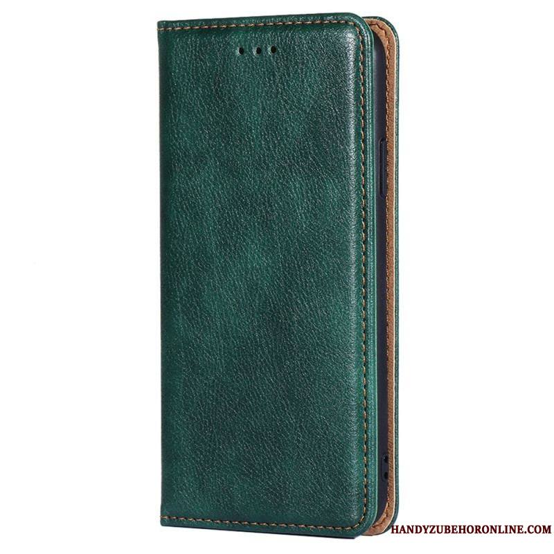 Flip Cover Samsung Galaxy S23 Plus 5G Simili Cuir Coutures