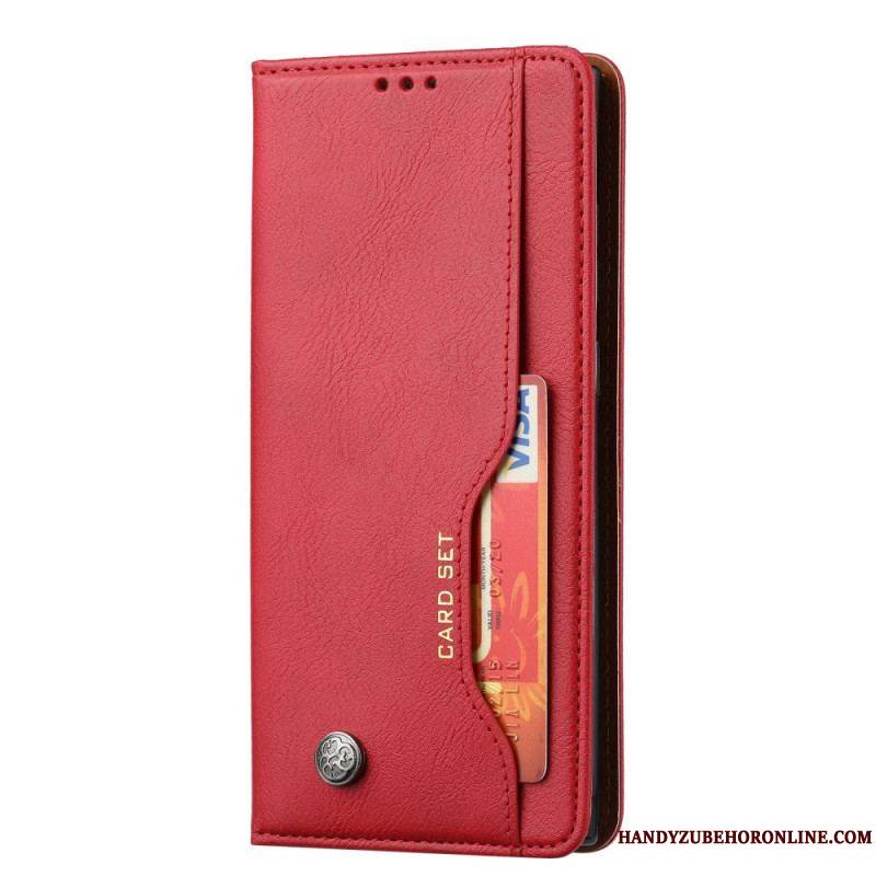 Flip Cover Samsung Galaxy S23 Ultra 5G Simili Cuir Porte-Cartes