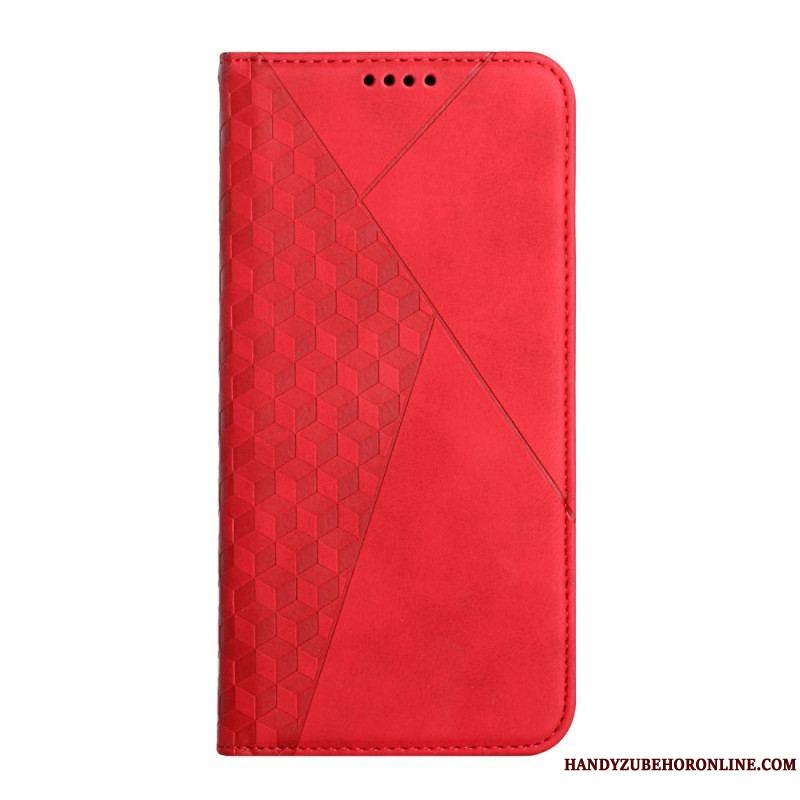 Flip Cover Samsung Galaxy S23 Ultra 5G Style Cuir Motif 3D