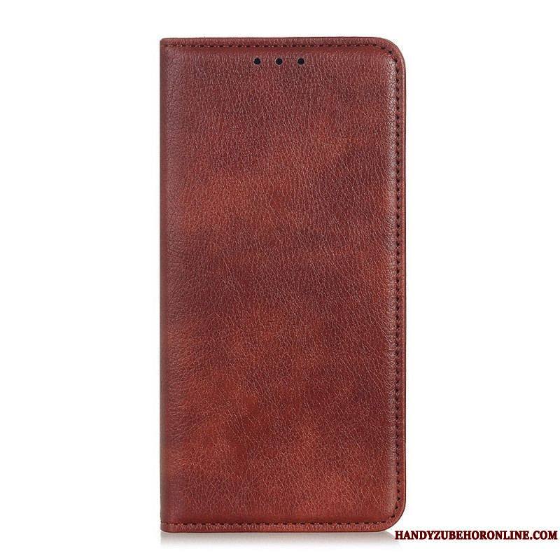 Flip Cover Sony Xperia 1 IV Cuir Fendu Litchi