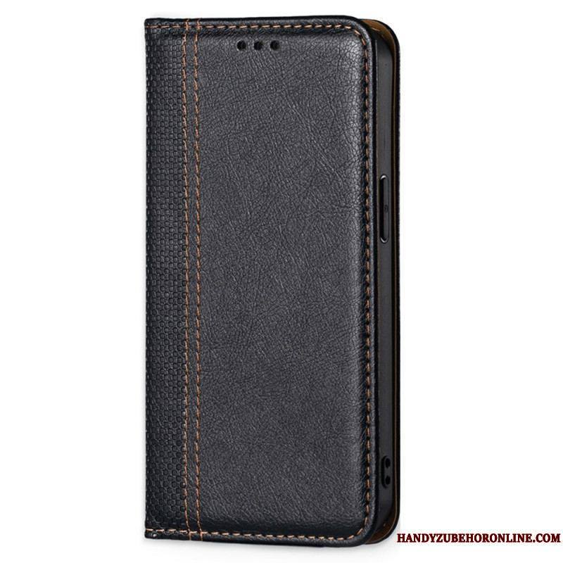 Flip Cover Sony Xperia 1 IV Simili Cuir Vintage