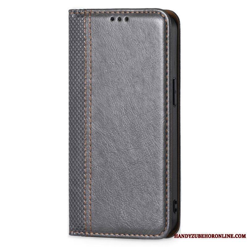 Flip Cover Sony Xperia 1 IV Simili Cuir Vintage