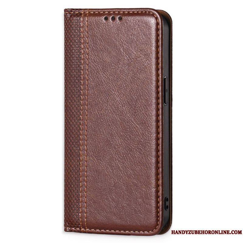 Flip Cover Sony Xperia 1 IV Simili Cuir Vintage