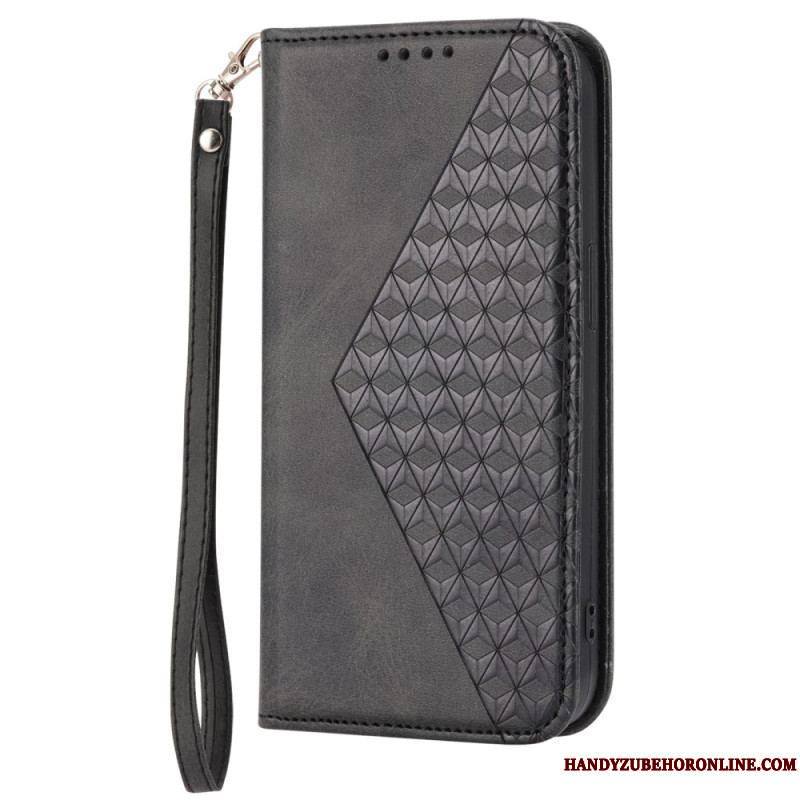 Flip Cover Sony Xperia 1 IV Style Cuir Motif 3D avec Lanière