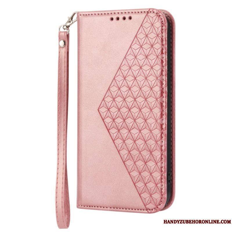 Flip Cover Sony Xperia 1 IV Style Cuir Motif 3D avec Lanière