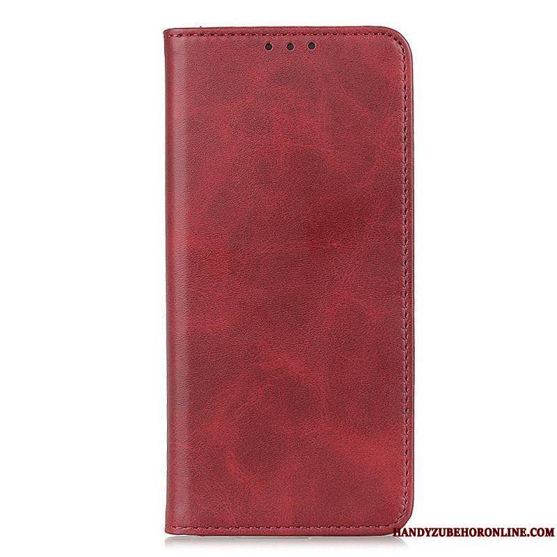 Flip Cover Sony Xperia 10 IV Cuir Fendu