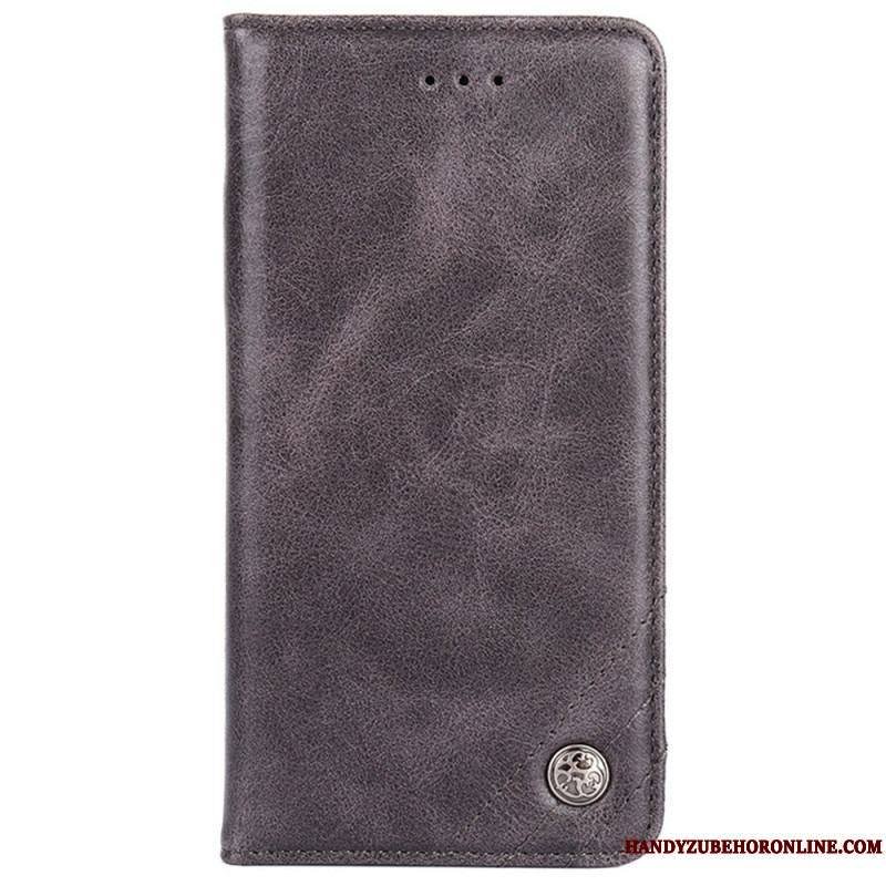 Flip Cover Sony Xperia 10 IV Simili Cuir Rivet Décoratif