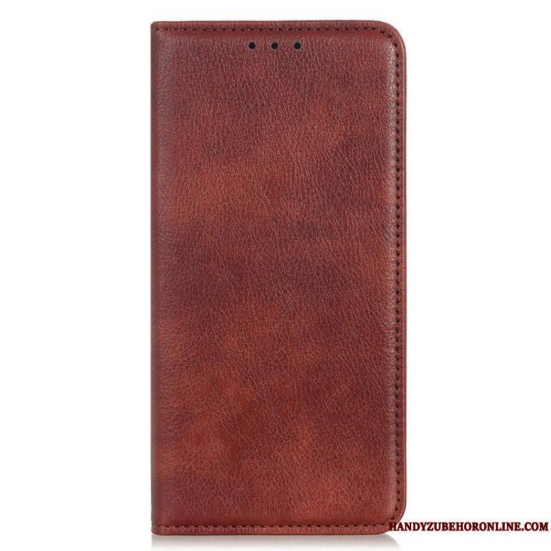 Flip Cover Sony Xperia Pro-I Cuir Litchi Fendu