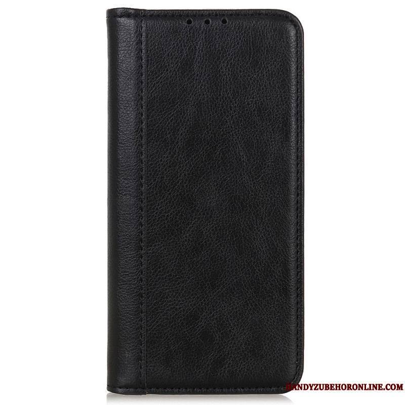 Flip Cover Sony Xperia Pro-I Cuir Litchi Fendu Élégance