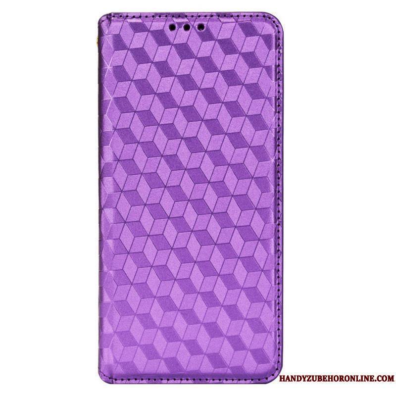 Flip Cover Sony Xperia Pro-I Effet Cuir Diamant