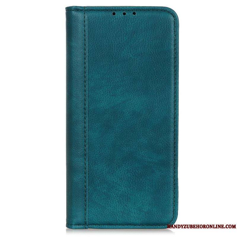 Flip Cover Xiaomi 13 Lite Version Colorée Cuir Fendu