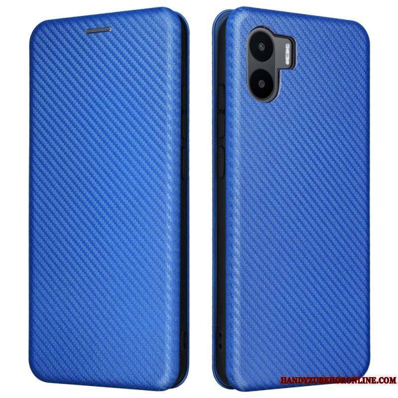 Flip Cover Xiaomi Redmi A1 Fibre Carbone