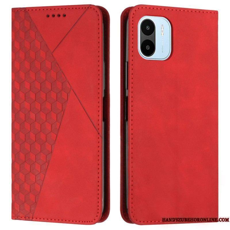 Flip Cover Xiaomi Redmi A1 Skin-Touch style Cubique