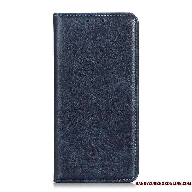 Flip Cover Xiaomi Redmi Note 10 5G / Poco M3 Pro 5G Cuir Litchi Fendu Texture