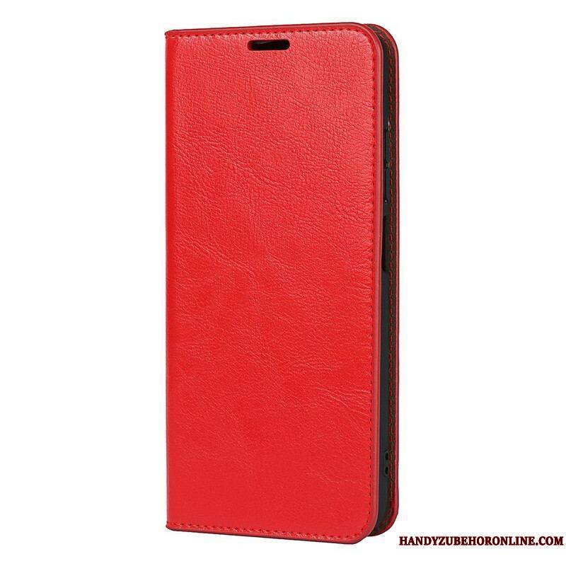 Flip Cover Xiaomi Redmi Note 10 5G / Poco M3 Pro 5G Cuir Véritable