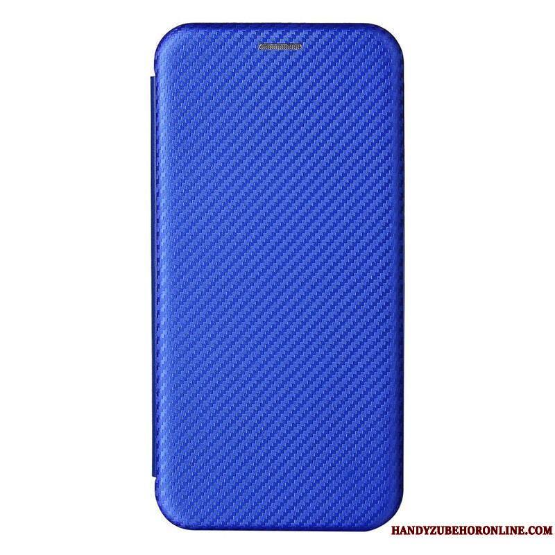 Flip Cover Xiaomi Redmi Note 10 5G / Poco M3 Pro 5G Fibre Carbone Coloré