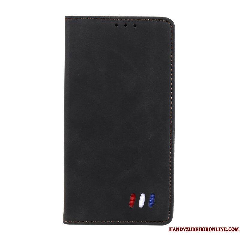 Flip Cover Xiaomi Redmi Note 10 5G / Poco M3 Pro 5G Style Cuir Tricolore