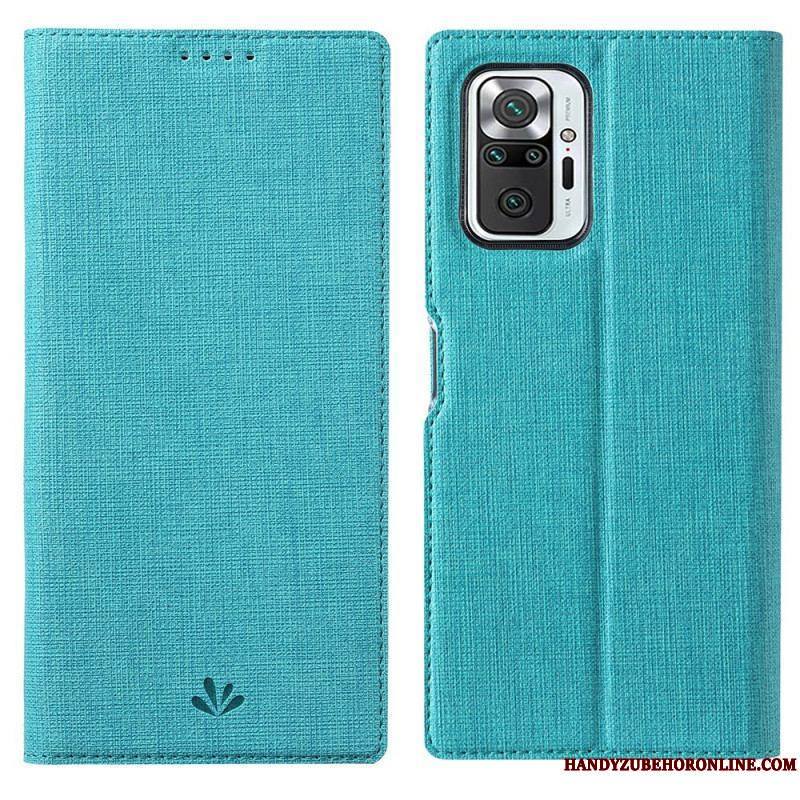 Flip Cover Xiaomi Redmi Note 10 Pro Texturée VILI DMX