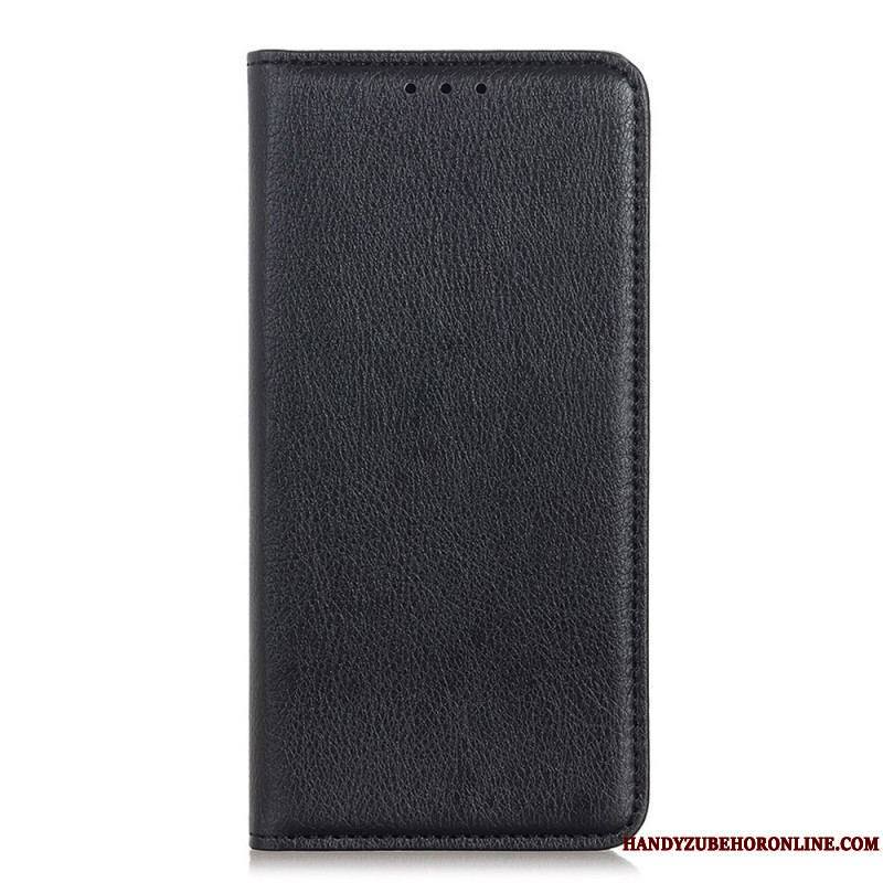 Flip Cover Xiaomi Redmi Note 11 / 11s  Cuir Litchi Fendu Texture