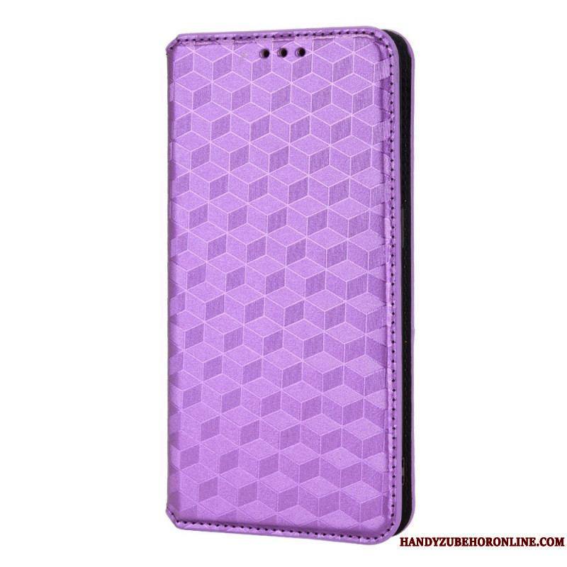 Flip Cover Xiaomi Redmi Note 11 / 11s Effet Cuir Diamant 3D