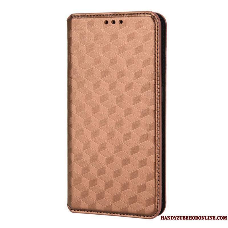 Flip Cover Xiaomi Redmi Note 11 / 11s Effet Cuir Diamant 3D