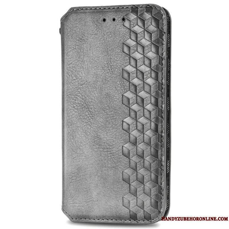 Flip Cover Xiaomi Redmi Note 11 / 11s Effet Cuir Texture Diamant