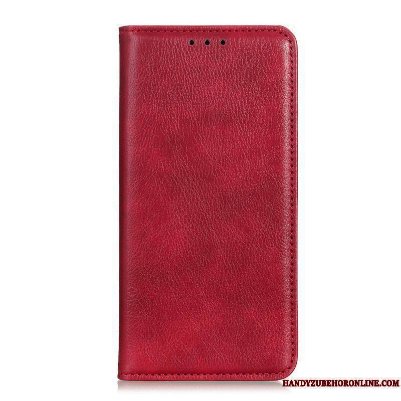 Flip Cover Xiaomi Redmi Note 11 Pro / Note 11 Pro 5G Cuir Fendu Litchi