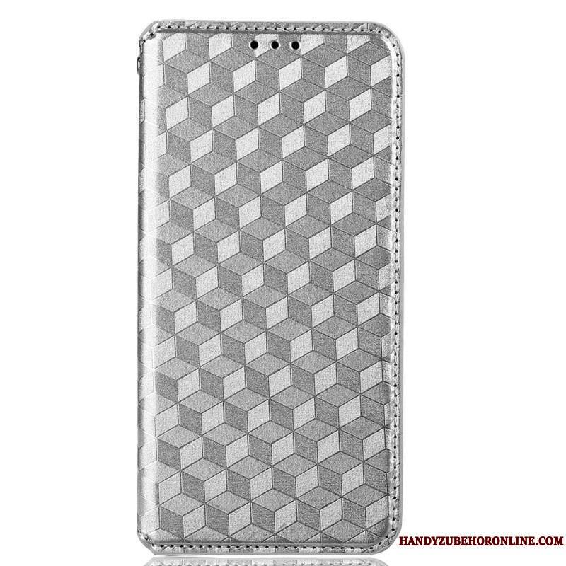 Flip Cover Xiaomi Redmi Note 11 Pro / Note 11 Pro 5G Effet Cuir Diamants 3D