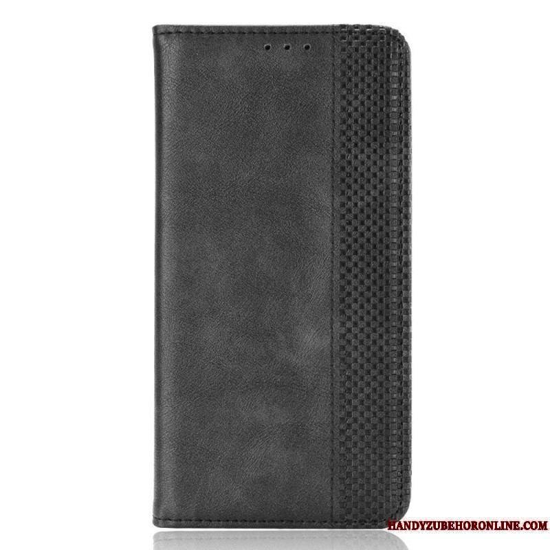 Flip Cover Xiaomi Redmi Note 11 Pro / Note 11 Pro 5G Effet Cuir Vintage Stylisé