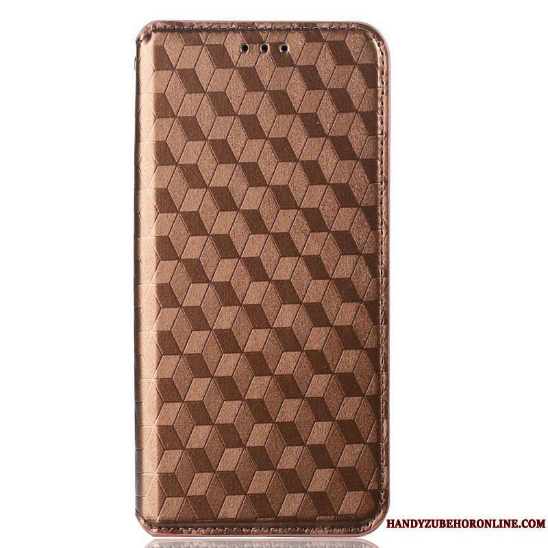 Flip Cover Xiaomi Redmi Note 11 Pro Plus 5G Effet Cuir Texture 3D