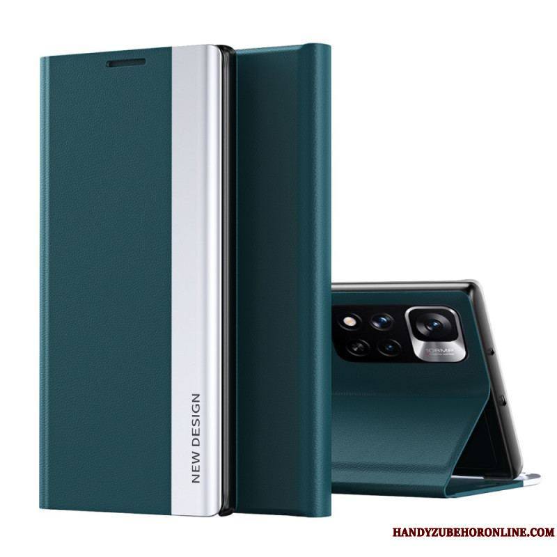 Flip Cover Xiaomi Redmi Note 11 Pro Plus 5G Simili Cuir New Design