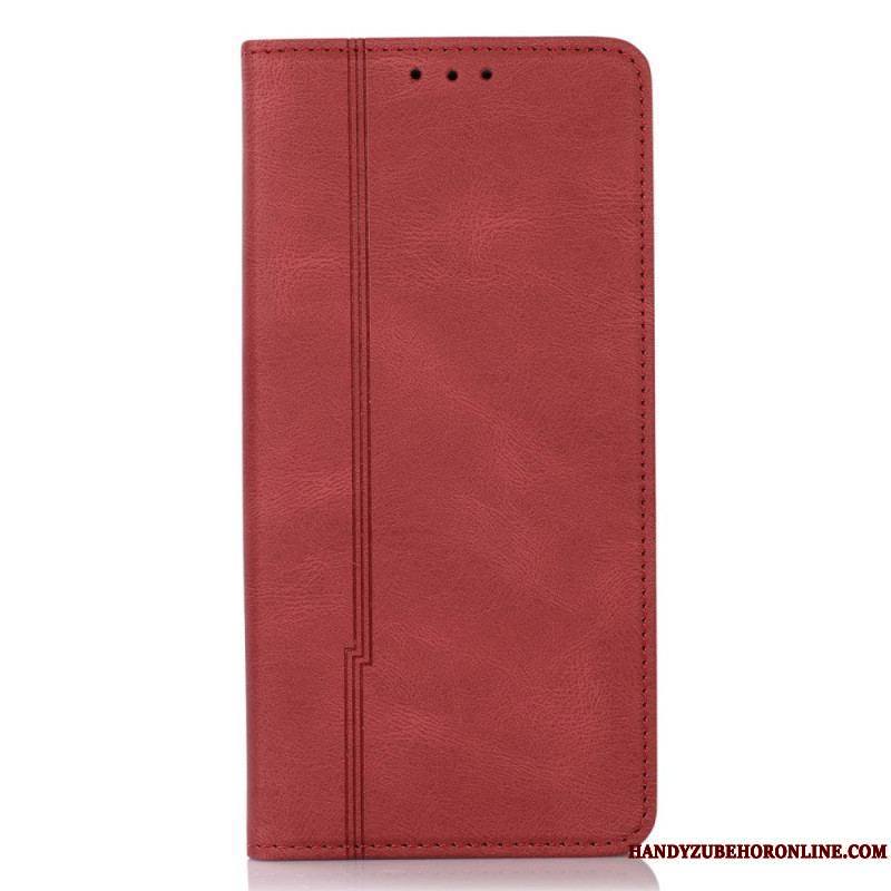Flip Cover Xiaomi Redmi Note 11 Pro Plus 5G Style Cuir Ligne
