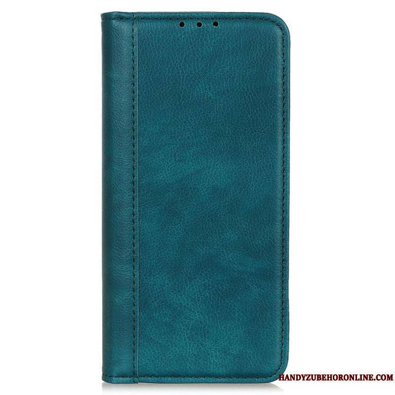 Flip Cover Xiaomi Redmi Note 12 4G Cuir Fendu Vintage
