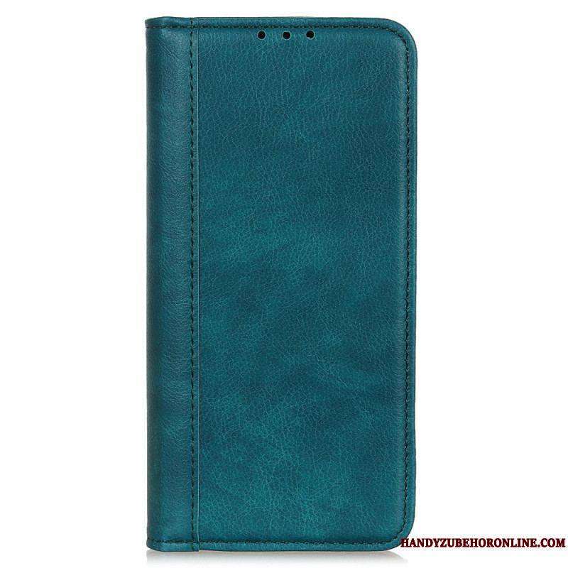 Flip Cover Xiaomi Redmi Note 12 4G Cuir Fendu Vintage