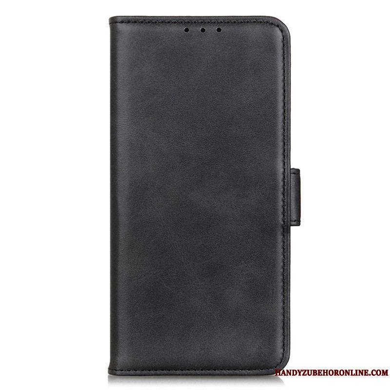 Flip Cover Xiaomi Redmi Note 12 4G Cuir Fendu Élégance